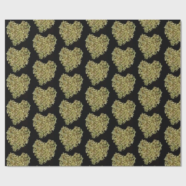 Papier cadeau floral Hydrangea Heart (Plat)