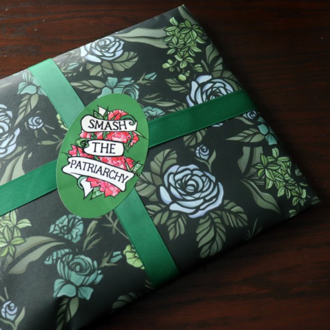 Papier Cadeau Floral Moody (Créateur téléchargé)
