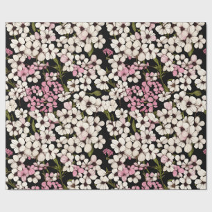Papier Cadeau Floral Pattern Baby's Breath Flowers