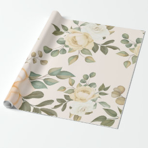 Papier Cadeau floral tendance