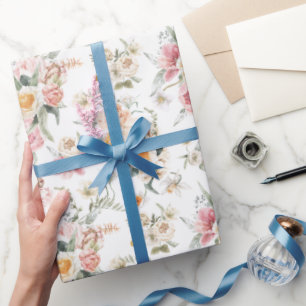 Papier Cadeau Flore printanière