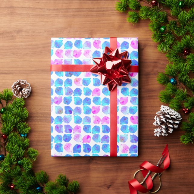 Papier Cadeau Flore psychédélique (Cadeau de vacances)