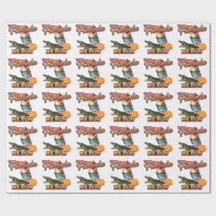 Papier Cadeau Florida Nous Courons Coucher de Soleil Alligator F
