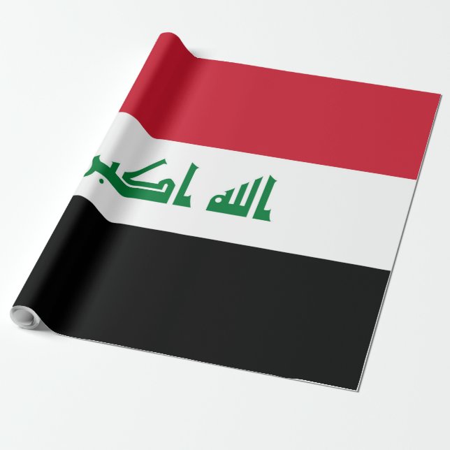 Papier Cadeau Flot d'Iraq (Déroulé)