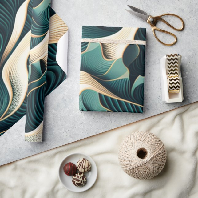 Papier Cadeau Flowing harmony (Artisanat)