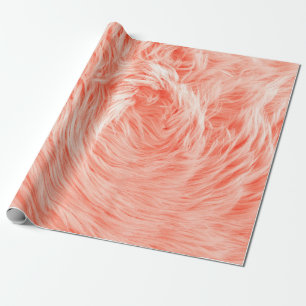 Papier Cadeau Fluffy fausse fourrure textile