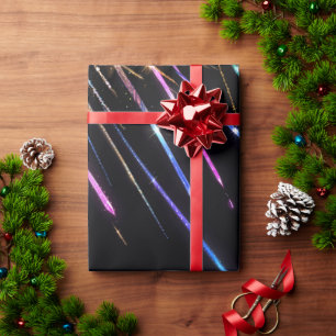 Papier Cadeau Flux de validation multicolores