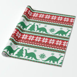 Papier Cadeau Foire nordique Isle Brontosaurus Dinosaures Sweat