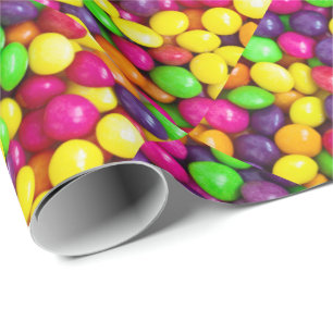 Papier Cadeau Fond de bonbons