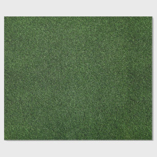 Papier Cadeau Fond d'herbe verte