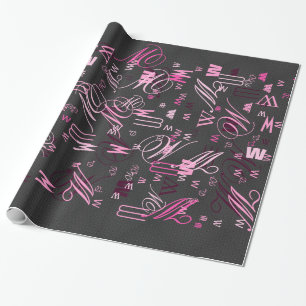 Papier Cadeau Fond élégant de style en fibre de carbone noir