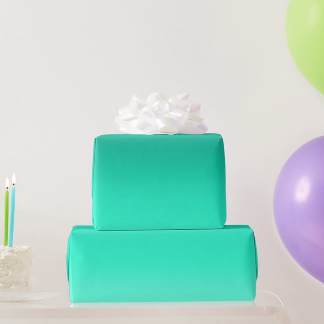 Papier Cadeau Fond Seafoam (Cadeaux de fête)