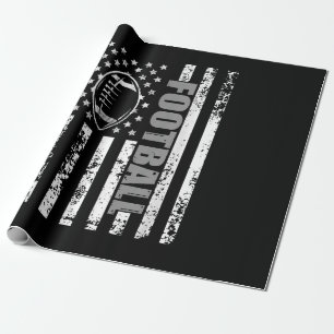 Papier Cadeau Football américain du drapeau
