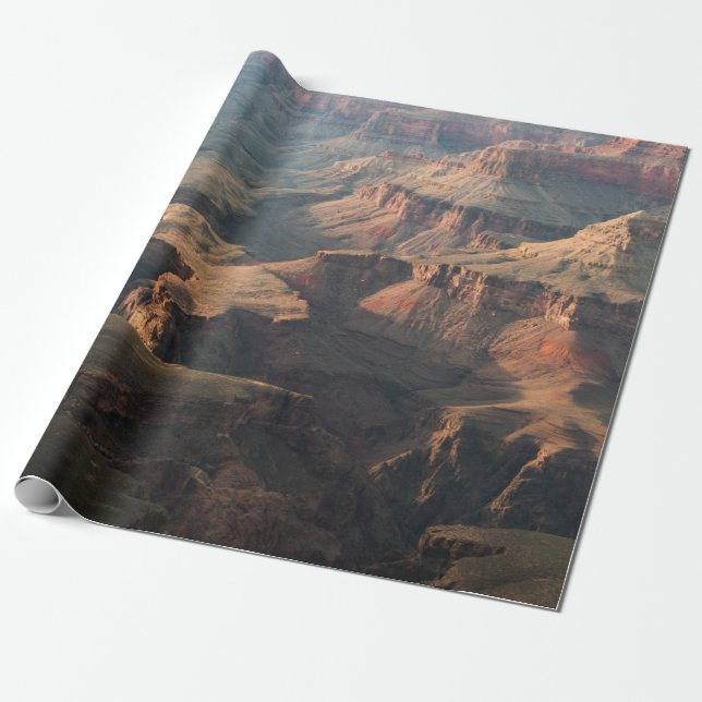 Papier Cadeau FORMATION DE ROCHES Brown ET GRIS (Déroulé)