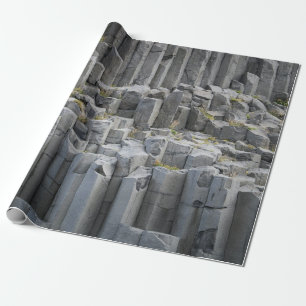 Papier Cadeau Formation de roches grises