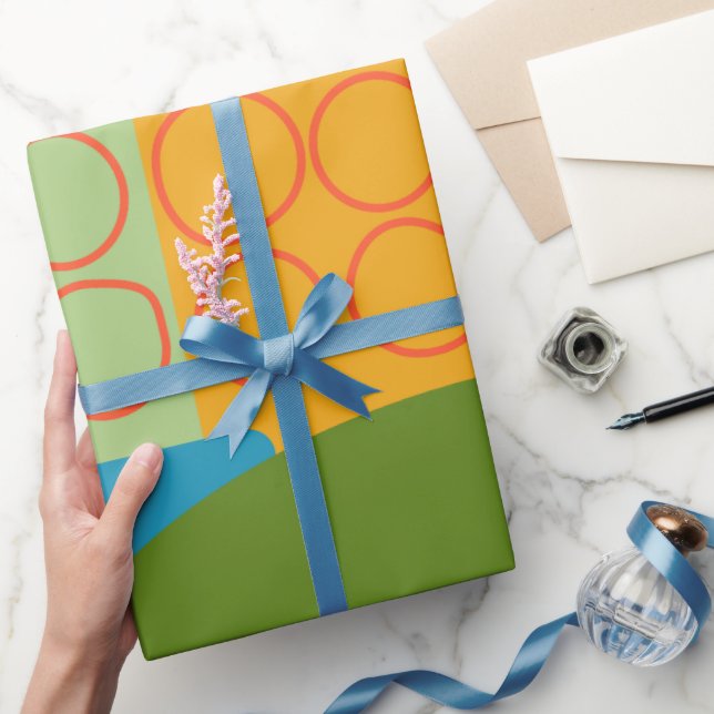 Papier Cadeau Formes Abstraites (Cadeaux)