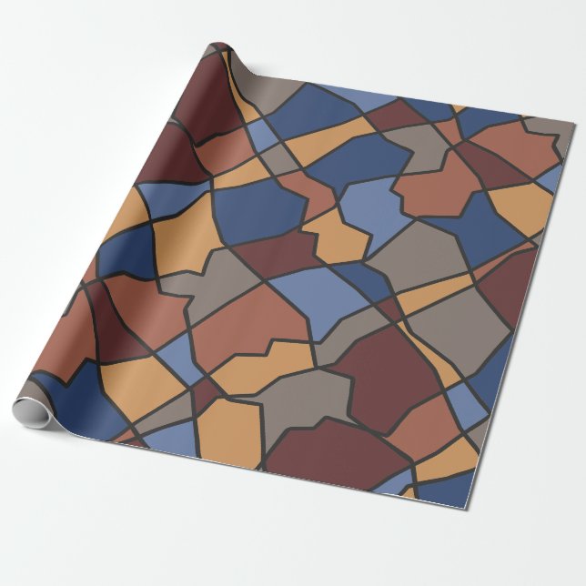 Papier Cadeau Formes aléatoires classiques amusantes à plusieurs (Déroulé)