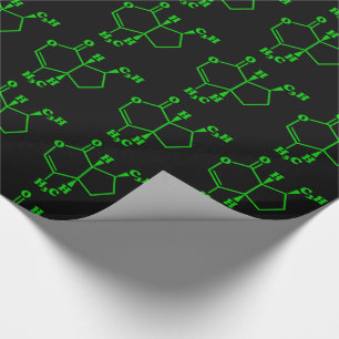 Papier Cadeau Formule chimique moléculaire de Catnip Nepetalacto