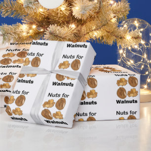 Papier Cadeau Fou des Noix de Grenoble Drôle