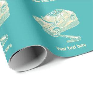 Papier Cadeau Fourche dans l'accident de la route