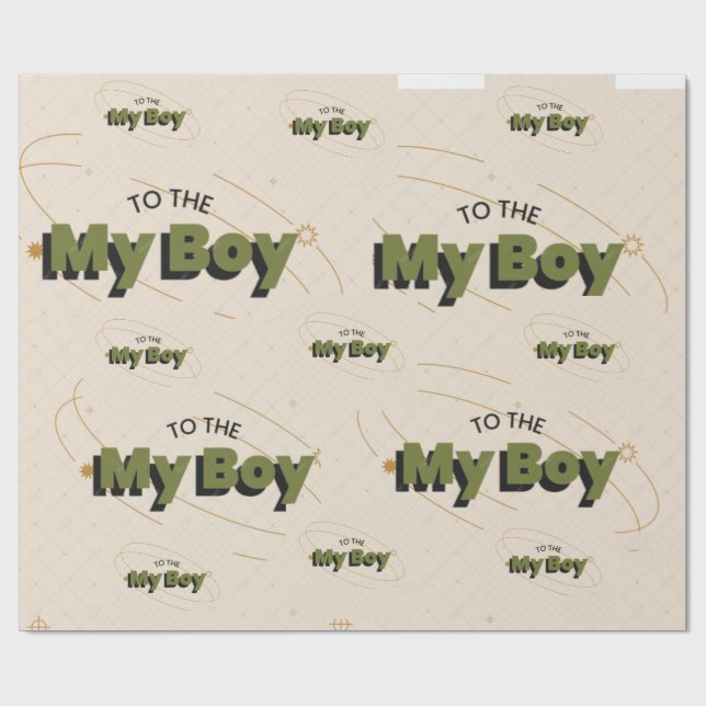 Papier Cadeau Fournitures de fête (Plat)