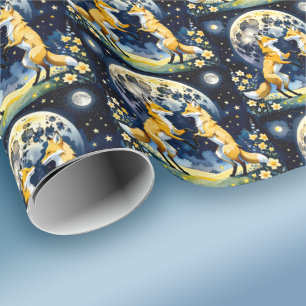 Papier Cadeau Foxtrot par Moonlight