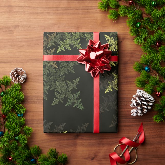 Papier Cadeau Fractal Camouflage (Cadeau de vacances)