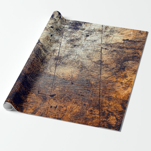 Papier Cadeau Fracture de détresse de grunge texture (Déroulé)