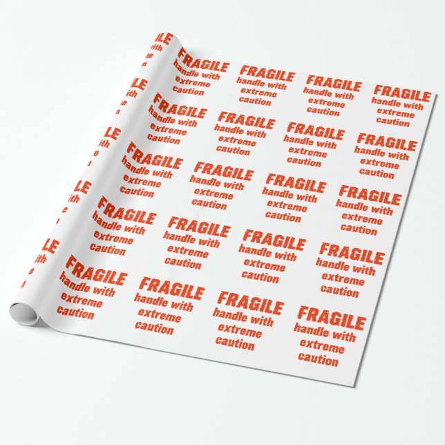 PAPIER CADEAU FRAGILE ! (Déroulé)