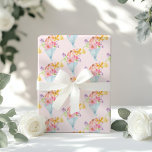 Papier Cadeau Fraîche hors du marché Aquarelle Bleu Whimsical<br><div class="desc">Fresh Off the Market Watercolor Blue Whimsical Wrapping Paper Matching items are available.</div>