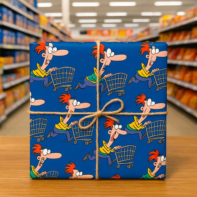 Papier Cadeau Frantic Shopper (Créateur téléchargé)