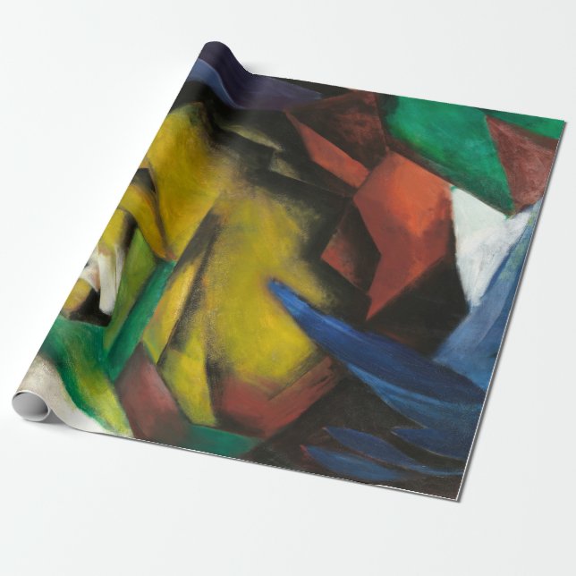 Papier Cadeau Franz Marc Le Tigre (Déroulé)
