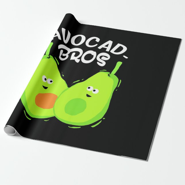 Papier Cadeau Frère Avocado (Déroulé)