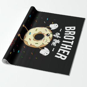 Papier Cadeau Frère De La Fille D'Anniversaire Quarantinée Drôle