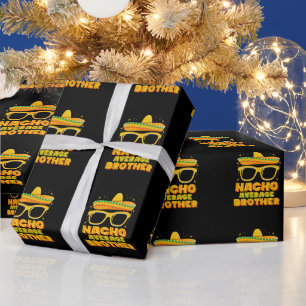 Papier Cadeau Frère moyen nacho Cinco Mayo famille appariée