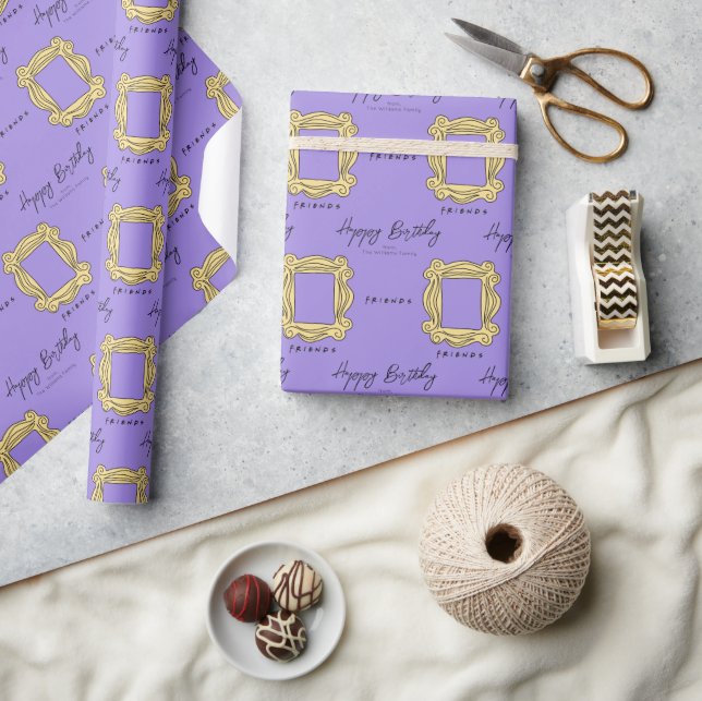 Papier Cadeau FRIENDS™ | Cadre de judas Joyeux Anniversaire (Artisanat)