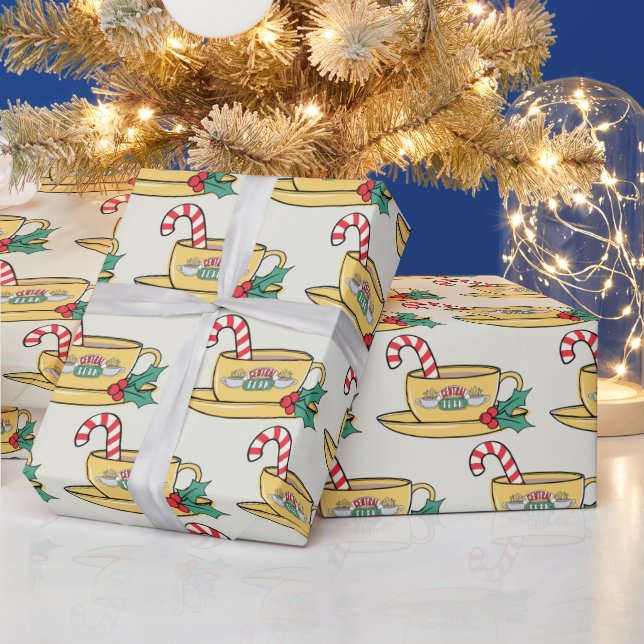 Papier Cadeau FRIENDS™ | Mug de Noël Central Perk (Vacances)