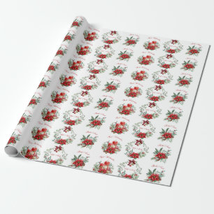 Papier Cadeau Frohe Weihnachten Stille Nacht