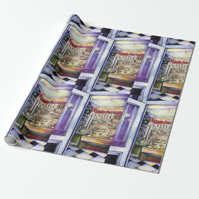 Papier Cadeau Froid Brew dans un Hot Deli (Déroulé)