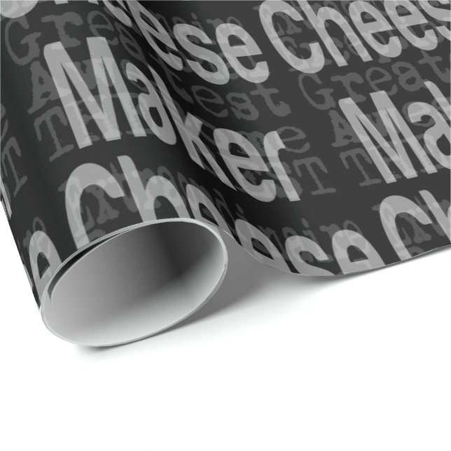 Papier Cadeau Fromage de fabrication Extraordinaire (Coin rond)