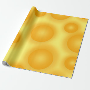 Papier Cadeau Fromage suisse jaune
