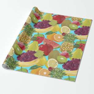 Papier Cadeau Fruit tropical