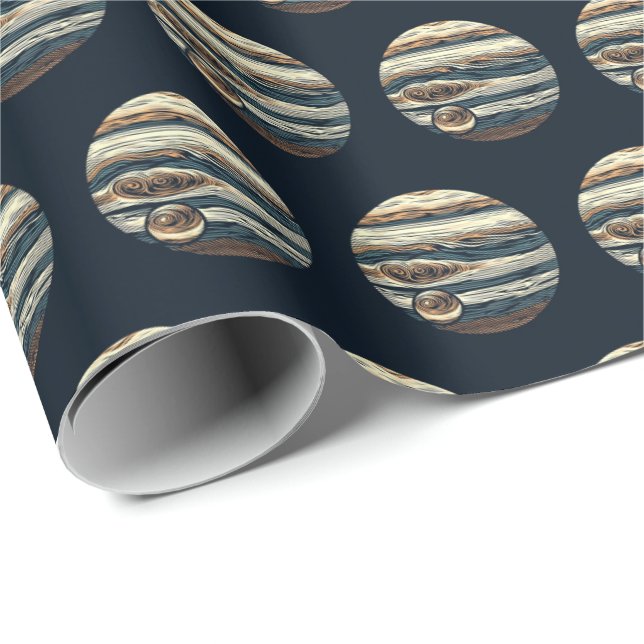 Papier Cadeau FSF Jupiter Wocut 4 (Coin rond)