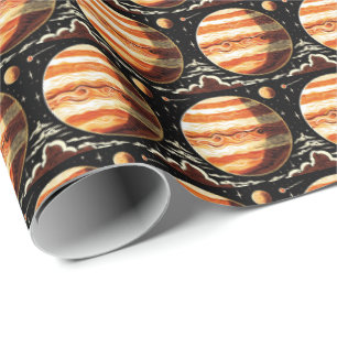 Papier Cadeau FSF Jupiter Woodcut 3