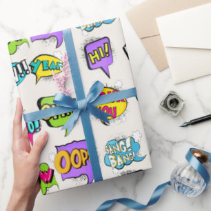 Papier Cadeau Fun Crazy Cotes Humour