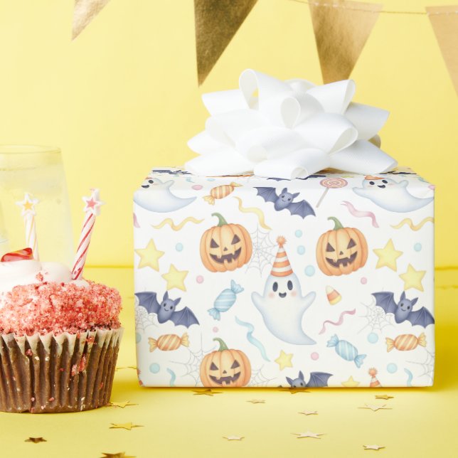 Papier Cadeau Fun éffrayant Halloween Costume Party (Fête d'anniversaire)