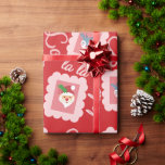 Papier Cadeau Fun Fa La Christmas Carol Script Santa Claus<br><div class="desc">Fun Fa La Christmas Carol Script Santa Claus</div>