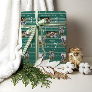 Papier Cadeau Fun Fa La La Bow Vintage Sheet Musique Photo Colla