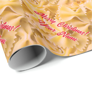 Papier Cadeau Fun farfalla Les pâtes italiennes formes sur mesur