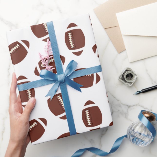 Papier Cadeau Fun Football sport motif partie envelopper (Cadeaux)